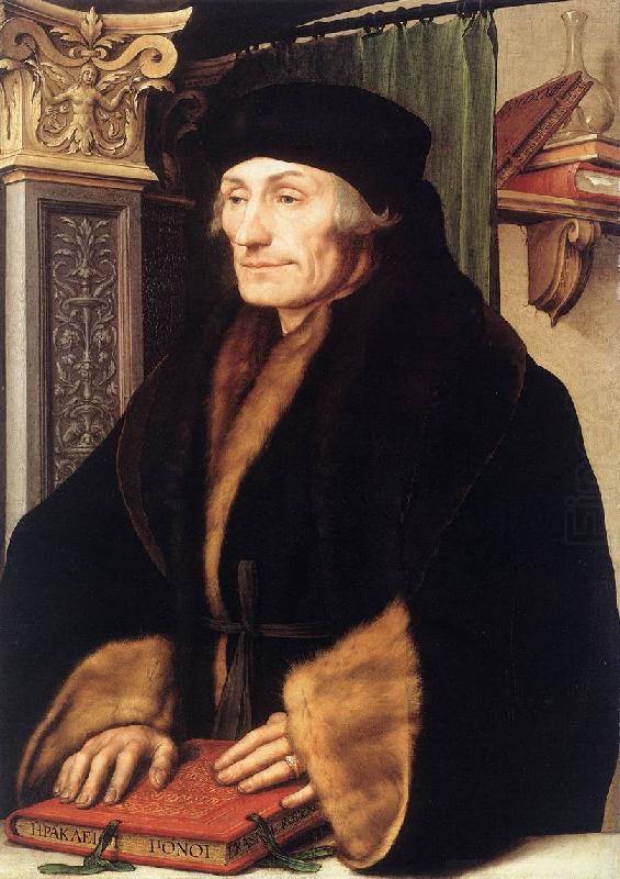 Portrait of Erasmus of Rotterdam sg, HOLBEIN, Hans the Younger